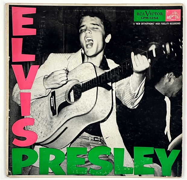 1956 <em>ELVIS PRESLEY</em> LP (LPM-1254) - Elvis Debut Record!