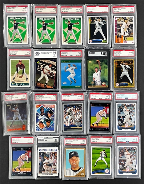 Derek Jeter Graded Card Collection (28)