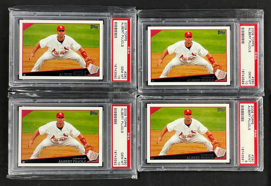 Albert Pujols PSA-Graded Card Collection (9)