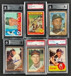 1960s Topps Signed Baseball Card Collection (263)