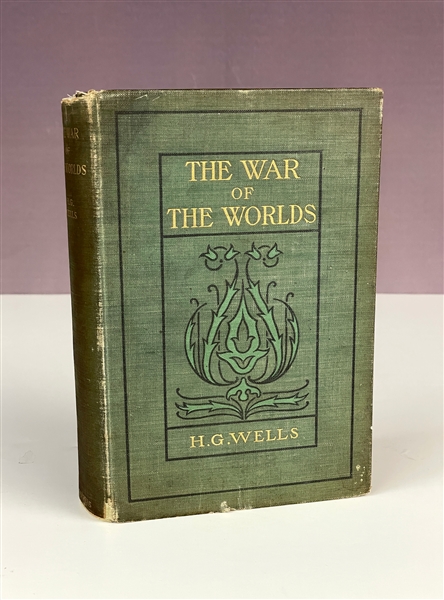 1898 <em>The War of the Worlds</em> First American Edition H.G Wells