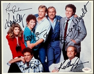 <em>Cheers</em> Cast-Signed Photo with Ted Danson, Woody Harrelson and Others (7 Signatures) (JSA)