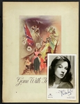 Vivian Leigh Signed Photo as Scarlett OHara from <em>Gone With the Wind</em> (Beckett Authentic)