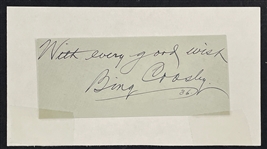 1936 Bing Crosby Cut Signature (JSA)