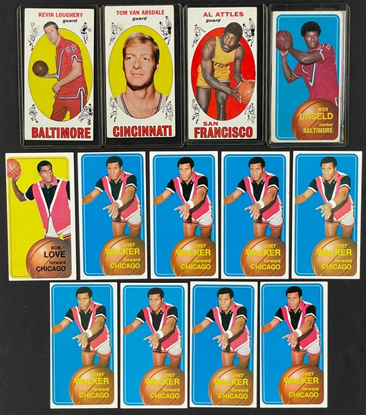1960s-1990s Topps, Fleer and Icee Bear Basketball Card Collection (166)