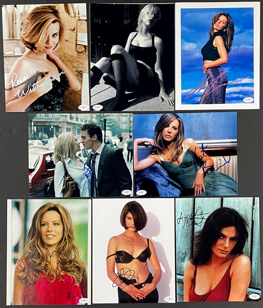 Hollywood an TV Actresses Signed Photo Collection (33) Incl. Sandra Bullock, Reese Witherspoon, And Others (JSA/Beckett Authentic)