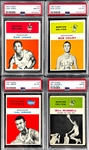 1961 Fleer Basketball Collection of 21 Incl. Four PSA-Graded Cards