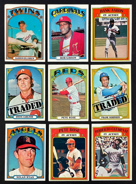 1972 Topps Baseball Partial Set (560/787)