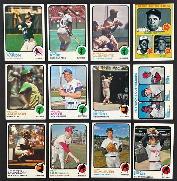 1973 Topps Baseball Near Set (649/660)