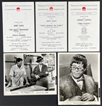 Jerry Lewis and Dean Martin Collection Including Film Preview Invitations (3), "My Friend Irma" Script and Early Promo Photos and Negative (4)