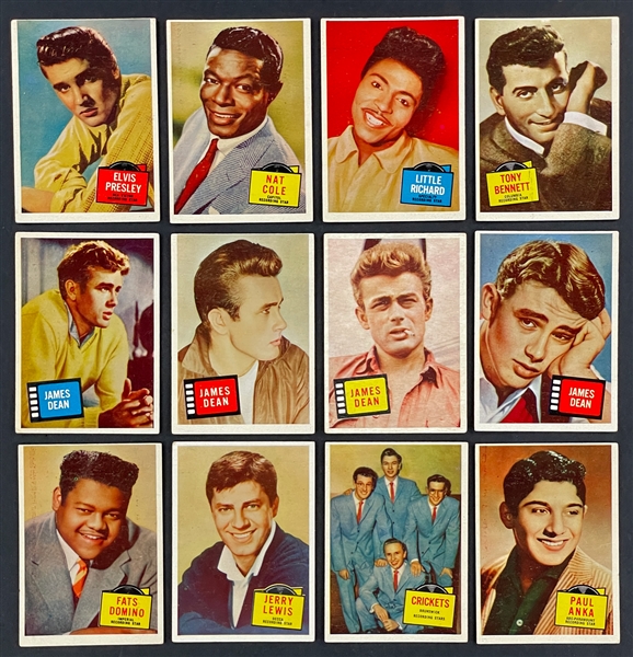 1957 Topps Hit Stars Partial Set (60/88)