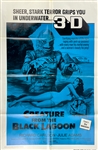 1954 <em>Creature from the Black Lagoon</em> One Sheet Movie Poster - 1972 "3D" Re-Release!