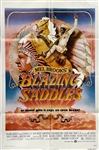1974 <em>Blazing Saddles</em> One Sheet Movie Poster - Mel Brooks Classic Comedy