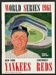 1961 World Series Program - New York Yankees vs. Cincinnati Reds