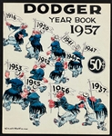 1957 Brooklyn Dodgers Yearbook - Final Year in Brooklyn! 