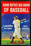 1935 <em>Babe Ruths Big Book of Baseball</em> - Super High Grade Example