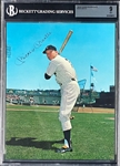 1964-66 Yankees Requena Photos Mickey Mantle - BGS MINT 9