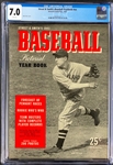 1941 CGC 7.0 First Issue <em>Street & Smiths Baseball Yearbook</em> - HIGHEST GRADED COPY