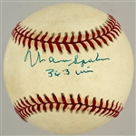 Warren Spahn Single Signed Baseball