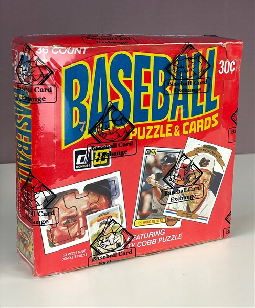 1983 Donruss Baseball Unopened Wax Box - 36 Packs (BBCE Encapsulated)