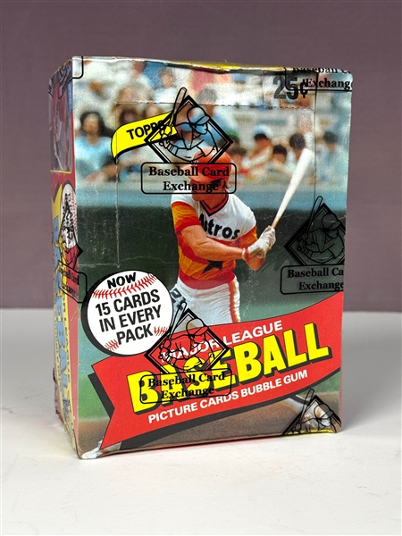 1980 Topps Baseball Unopened Wax Box - 36 Packs (BBCE Encapsulated)