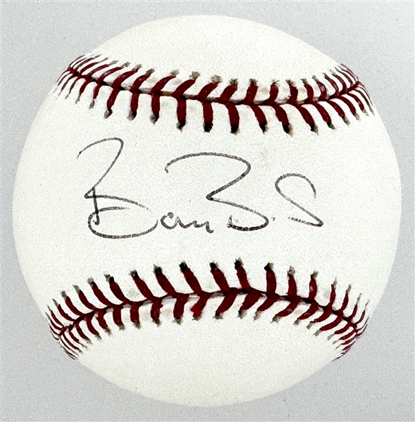 Barry Bonds Single Signed Baseball (Sweet Spot) (Beckett Authentic)