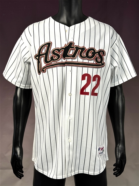 2005 Roger Clemens Signed "Rocket" Houston Astros Game Issued Home Jersey (Beckett Authentic)