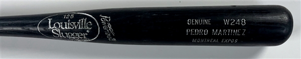 Pedro Martinez 1994-1997 Montreal Expos Louisville Slugger Game Used Bat - Possible CY Young Year - Acquired by Juan Castro