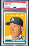 1958 Topps #150 Mickey Mantle  - PSA VG-EX 4