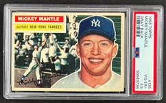 1956 Topps #135 Mickey Mantle - PSA VG-EX+ 4.5