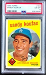 1959 Topps #163 Sandy Koufax  - PSA EX-MT 6