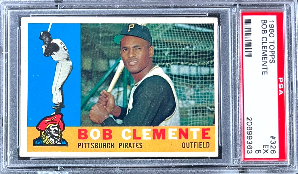 1960 Topps #326 Bob Clemente - PSA EX 5