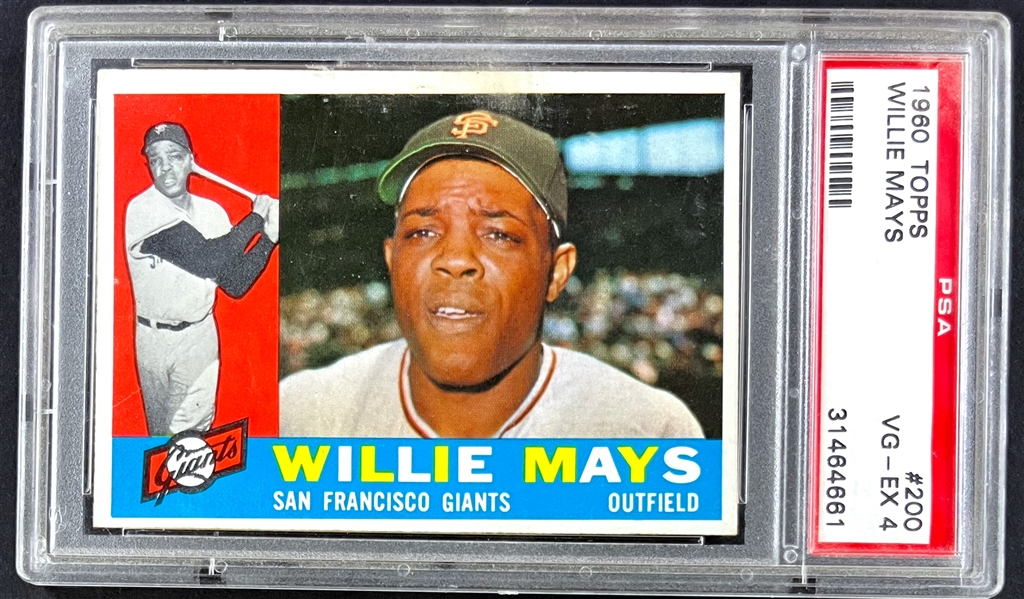 1960 Topps #200 Willie Mays - PSA VG-EX 4