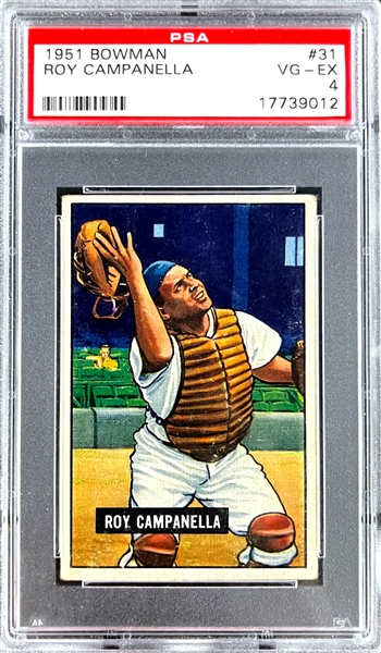 1951 Bowman #31 Roy Campanella - PSA VG-EX 4