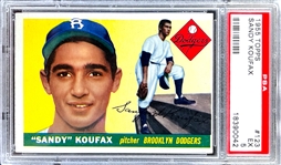 1955 Topps #123 Sandy Koufax - PSA EX 5