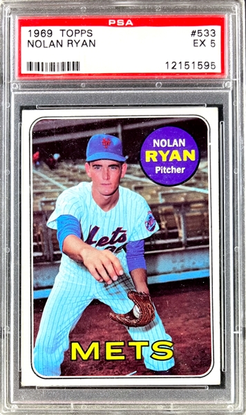 1969 Topps #533 Nolan Ryan - PSA EX 5