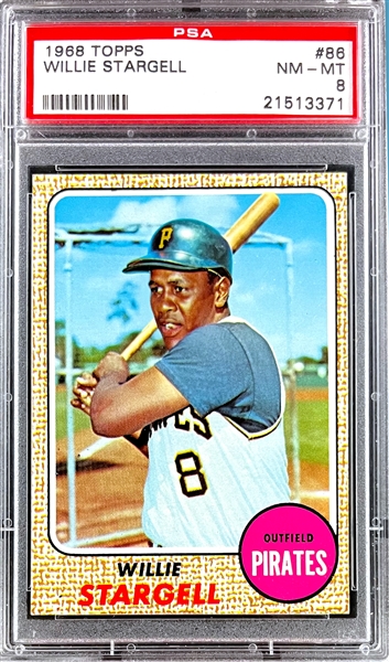 1968 Topps #86 Willie Stargell - PSA NM-MT 8