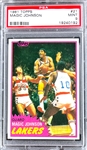 1981 Topps Basketball #21 Magic Johnson - PSA MINT 9