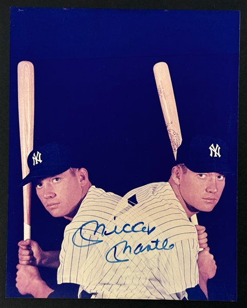 Mickey Mantle Signed 8x10 Photo (Beckett Authentic)