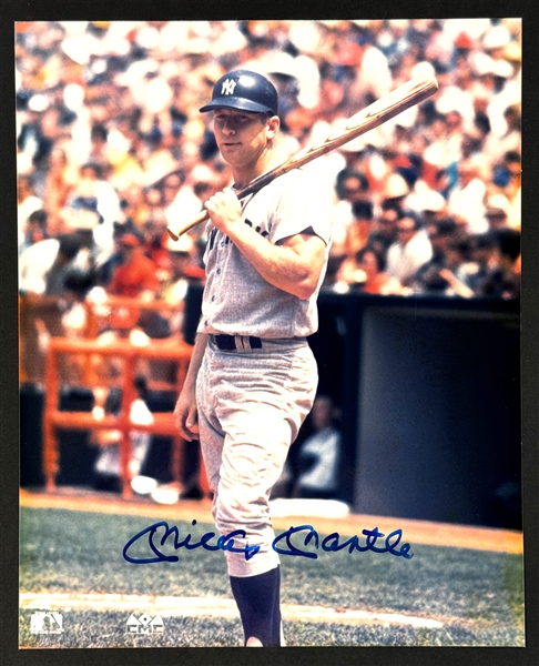 Mickey Mantle Signed 8x10 Photo (Beckett Authentic)