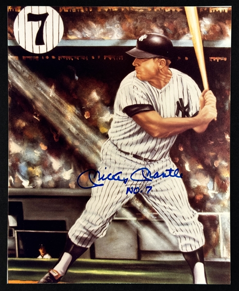 Mickey Mantle Signed 8x10 Photo (Beckett Authentic)