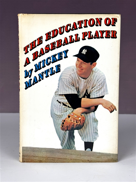 Mickey Mantle Signed Copy of <em>The Education of a Baseball Player</em> (Beckett Authentic)