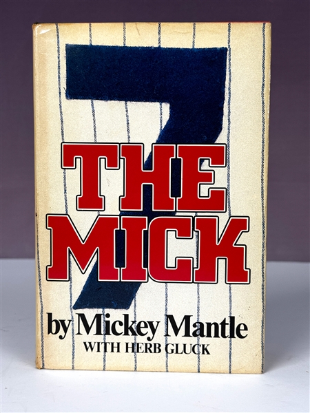 Mickey Mantle Signed Copy of <em>The Mick</em> (Beckett Authentic)