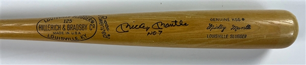 Mickey Mantle "No. 7" Signed H&B Lousiville Slugger Bat (Beckett Authentic)