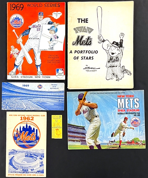 1969 New York Mets Collection (6 Pieces)