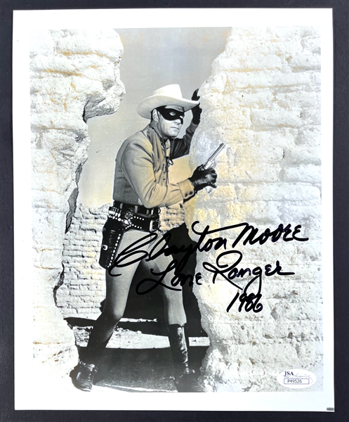 Clayton Moore "Lone Ranger" Signed 8x10 Photo (JSA)