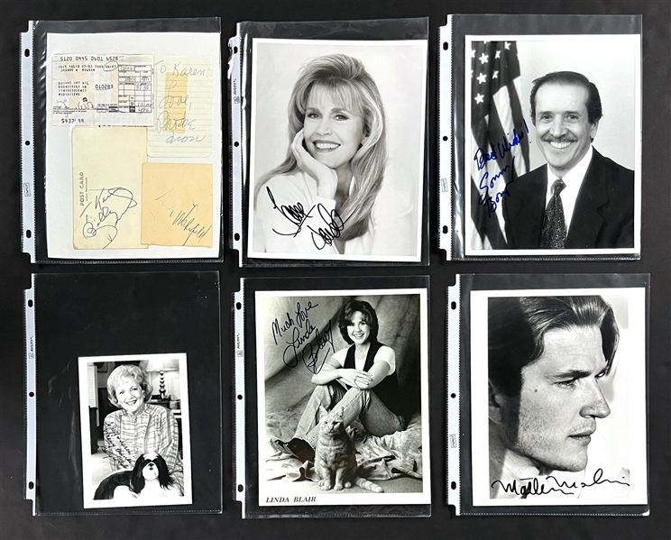 Hollywood Signed Photo Collection (16 Items) (Beckett Authentic)