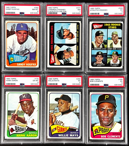 1965 Topps Baseball Complete Set (598)