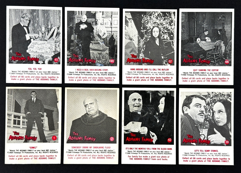 1964 Topps "The Addams Family" High Grade Complete Set (66)