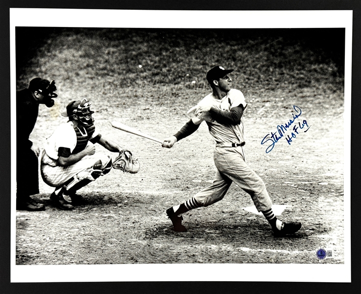 Stan Musial "HOF 69" Signed 16x20 Photo (Beckett Authentic)